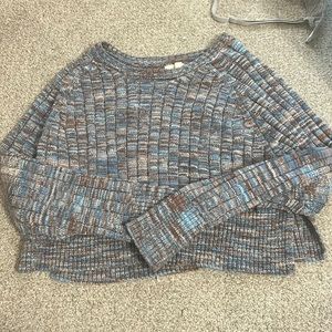 Cropped knit pacsun sweater